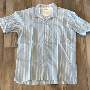 Short sleeve button down purchased from Huckberry. Size medium.